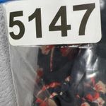 Outerknown  Black‎ Floral Maxi Dress Puff Sleeve Sustainable  Button Front XS Photo 9