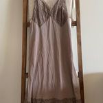 Vanity Fair Vintage 1960’s  mauve brown lace & ruffle detailed chemise slip Photo 0