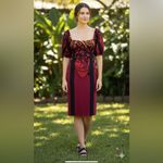 Mara Hoffman ‎ Silk Jersey Art Deco Tree Dress Size Medium $398 Photo 1