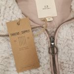 💕THREAD & SUPPLY💕 Fleece Quarter Zip Pullover Pink Size XS Photo 8