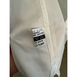 Emma Willis NWT Women's Pleated Front Cotton Dress Shirt in White Size Medium Photo 7