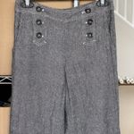 Maurice's Women Pants Small High Rise Linen Blend Sailor Nautical Minimalist Boho Photo 3