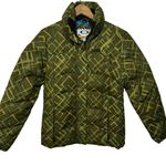 Oakley Down Puffer Snowboard Ski Jacket Winter Full Zip Green Womens Size Small Photo 10