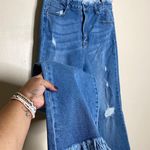 Risen  JEANS RAW EDGE WAIST W FRAYED HEM FLARE  Photo 8
