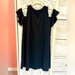 Etsy Raiders oversized cold shoulder cutout ruffle rhinestone flowy top/dress LG Photo 3