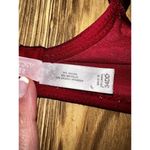 Victoria's Secret Vintage Victoria Secret Bra 34DD Red Glitter Shimmer Unlined Underwire 2002‎ Photo 5