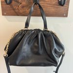 I.N.C. International Concepts Black Vegan Leather KJ Clutch Bag Photo 1
