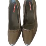 Prada Brown Heels European Size 38.5 US 7.5-8 Photo 1