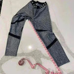 Under Armour UA Cool Switch Run Printed Ankle Crop Leggings Gray Women’s Medium Photo 7