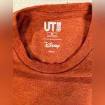 Uniqlo Disney Mickey Mouse Embroidered Premium Graphic T-Shirt Burnt Orange XS Photo 7