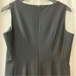 Lands' End Lands’ End Black Structured Midi Dress - Size 10P Photo 4