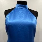 Nicholas Ramina Halter Neck Slit Dress Olympic Blue 8 Photo 7