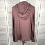 Torrid  Super Soft Open Front Hoodie w Cinch Bottom Brown-1X Photo 1