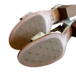 Trask Silver Metallic Sandals Heels Bead Detail Ankle Strap Size 9.5 NWOB NEW Photo 10