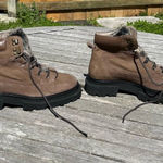 Seychelles  Women's Brown Lace-Up Leather Platform Boots size‎ 9 Photo 0