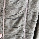 Shack Inc. dress Steampunk Lagenlook Silk Olive Green Large Vintage peasant Brown Photo 5