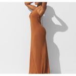 SKIMS $108 NWT  SHEER COVER UP LONG HALTER DRESS SZ M Photo 1