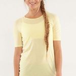 Lululemon Athletica Devotion Yellow Short Sleeve Tee Photo 1
