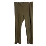 MM.LaFleur The Foster Cigarette Pant - PowerStretch Size 16 Olive Green Photo 4