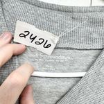 Soft Surroundings Dress Women Size XS Gray Black Stripe V-Neck Long Sleeve Midi Photo 1