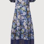 Rachel Parcell Puff Sleeve Lace Trim Midi Dress Photo 9