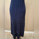 Fashion On Earth SIZE S Chic Navy Lace Maxi Dress Photo 3