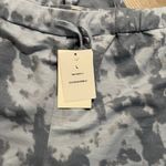 NEW Como Blue Tie Dye 2 pc PJ Lounge Set Sz LG Sleeveless Elastic Waist Shorts Photo 3