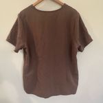 FIGS  Brown One Pocket Scrub Top sz XXL Photo 2