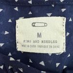 Urban Outfitters Pins & Needles Sheer Ruffle Workwear Casual Lightweight Womens Top Size Medium Photo 1