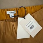 Cuyana Linen Blend Pull On Pant (Honey). Size L. MSRP $228 Photo 4