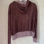 Knox Rose hoodie burnout sweatshirt NEW velour velvet feel small Photo 3