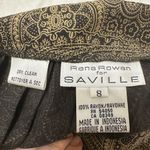 Rena Rowan WOMEN'S  for Saville Brown PAISLEY PATTERN SKIRT- SIZE 8 Photo 2