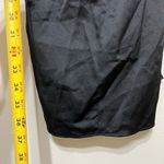 Topshop  Black Wrap Satin Midi Skirt New 4 Photo 7