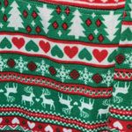 Christmas Leggings Knit Red Green Nordic Comfy Pants Womens Small Size undefined Photo 5
