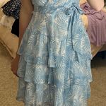 Trixxi Blue and white tropical sundress  Photo 0