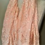 Rsvp C by  Blush Pink Wrap Scarf Fringe Hippie Boho Casual Light Feminine Spring Photo 2