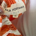 Mara Hoffman  Rosaria Swim Cover Up Vibrant Orange and White Striped Swimwear XS Photo 6