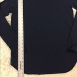 H by Halston Blue Grey Long Sleeve Turtleneck Shirt Blouse Size XS Photo 3