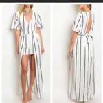 Romper With Wraparound Skirt White Size 2 Photo 0