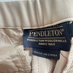Pendleton Womens Trouser Pants Size 10 Tan Classic Fit Career Office High Waist Photo 4