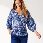 Tommy Bahama Aqua Amara Floral Flirtini Top Photo 0