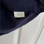 Anthropologie Porridge Tank Top Womens Size M Navy Lace Lined Cotton Beach Boho Blue Size M Photo 5