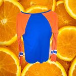 Majestic New York‎ Islanders V Neck Long Sleeve Size Medium Blue Photo 3