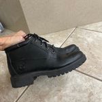 Timberland Black Leather Lace Up Chukka Boots Womens Ankle size 7.5 Photo 4
