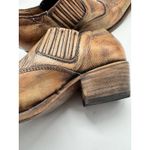 FREEBIRD Wyoming Leather Western Ankle Booties Bronze Distressed Women’s 10 Brown Photo 8