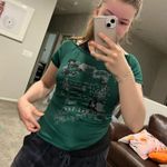 SheIn Cute green halter/t shirt top Photo 0