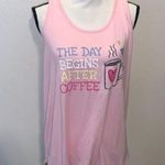 secret treasures  Sleepwear The Day Begins After Coffee soft Tank pajama top Photo 0