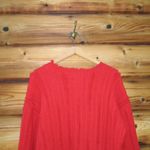 RtA Super Soft Emmet Crew Neck Distressed Pullover Sweater Red Size XS Photo 8