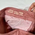 American Eagle  Pink Corduroy Wide Leg Pants Photo 6