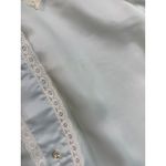 Oscar de la Renta Christian Dior Vintage Silk Blend Lace Trim Pajama Nightgown Robe Dress S Stain Photo 6